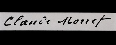 Signature of Claude Monet by Claude Monet